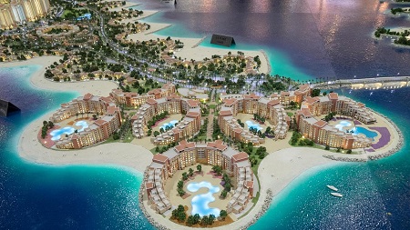 زمان سفر به جزیره مروارید , تفریحات جزیره مروارید قطر , جزیره ی مصنوعی قطر